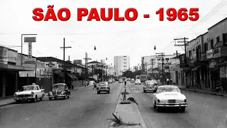 SÃO PAULO EM 1965 - RELEMBRE DOS CARROS ANTIGOS!