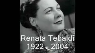 Renata Tebaldi - Catalani - La Wally - Ebben? ne andrò lontana...