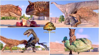 Camp Cretaceous DLC Carnotaurus Toro Special Animations & Interactions 🦖 Jurassic World Evolution 2