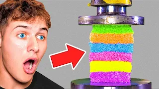 WORLD'S MOST SATISFYING HYDRAULIC PRESS Moments!