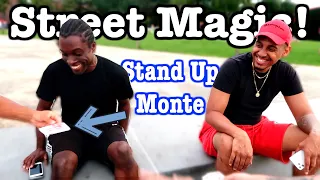 Stand Up Monte! | Heckler & Approach | Street Magic