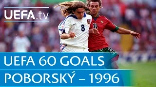 Karel Poborský v Portugal, 1996: 60 Great UEFA Goals