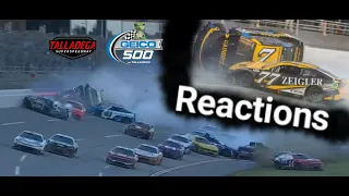 Reactions to the 2024 Spring Talladega Cup Race (Corey Lajoie Flip)