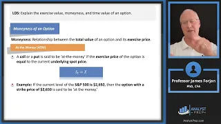 Pricing and Valuation of Options (2024 Level I CFA® Exam – Derivatives – Module 8)