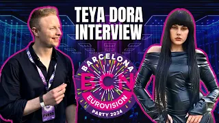 SERBIA WILL HAVE A GRAND STAGING!! | TEYA DORA INTERVIEW | SERBIA EUROVISION 2024