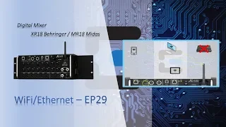 #WiFi e #Ethernet na #Behringer #XR18 - Aula 29 - #CursoGratuito