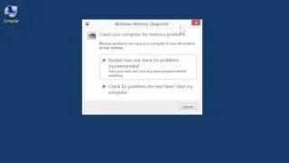 Windows 8.0 Professional - Use Windows Memory Diagnostic