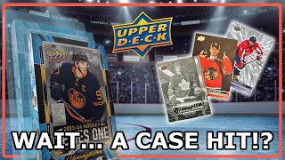 CRAZY ROOKIE PULL! 2023-24 Upper Deck Series 1 Hobby Box Break!