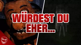 Die 10 gruseligsten "Würdest du eher..."-Fragen!