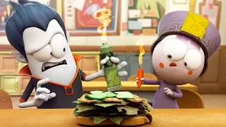 Funny Animated Cartoon | Spookiz World Record Hottest Sandwich Ever 스푸키즈 | Cartoon for Children