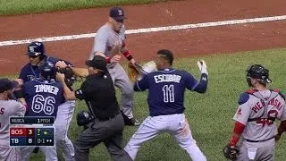 Three players ejected after benches clear