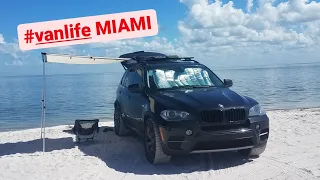 Miami Van Life SUV Stealth Camping | Highs & Lows