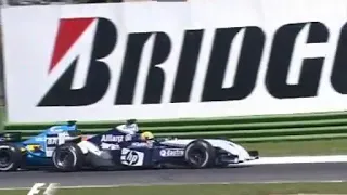 Fernando Alonso crashes into Ralf Schumacher - (Imola 2004)