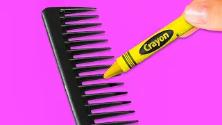 40 CRAYON IDEAS || 5-Minute Decor DIYs With Crayons!