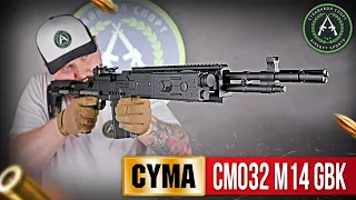 Обзор на CYMA CM032 M14 GBK. Страйкбольная винтовка.