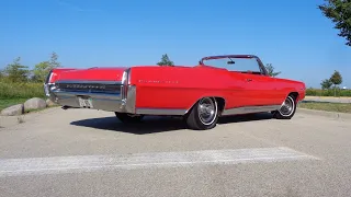 1964 Pontiac Bonneville Convertible in Red & Ride on My Car Story with Lou Costabile