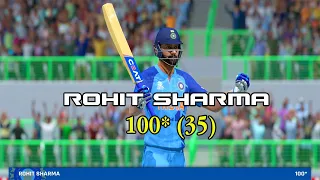 Rohit Sharma The Fasted Century 100* off just 35 balls | 4K