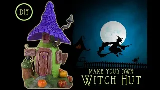 DIY Fairy Garden House Witch Hut