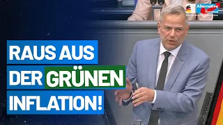 Grünen kochen vor Wut, als Leif-Erik-Holm die Folgen der sog. „grünen Inflation“ anspricht! - AfD