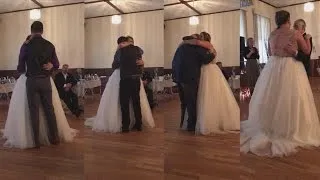 Bride Who Lost Dad To Cancer Sobs As Guests Step In For Father-Daughter Dance