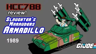 HCC788 - 1989 Slaughter's Marauders ARMADILLO - Vintage G.I. Joe toy review!