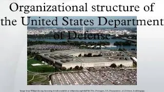 Organizational structure of the United States Department of Defense