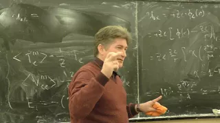 Парфёнов К. В. - - Квантовая теория  - Статистический метод и модель Томаса-Ферми (Семинар 6)