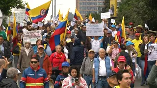 Thousands protest in Bogota against President Petro | AFP