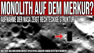 Monolith auf dem Merkur? - Foto der NASA zeigt Rechteckige Struktur