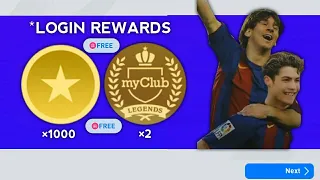 Free Epic Rewards | Best Time To Start A New Pes Account In Pes 2021 Mobile | Free Legends In Pes21