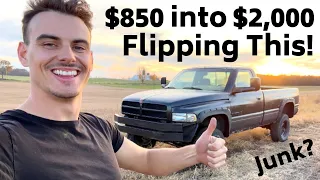 Buying a JUNK Dodge Ram for $850 and TRANSFORMING IT [] 2nd Gen. Ram 1500 2500 V8 4x4 Budget Build