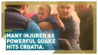 Croatia earthquake: one dead, many injured