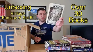 Unboxing - Vintage Fantasy and Science Fiction Books