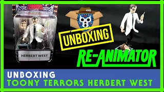 HERBERT WEST RE-ANIMATOR TOONY TERRORS Figure Unboxing & Review -1980's HP Lovecraft Horror Film