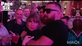 Taylor Swift shares video of Travis Kelce as duo enjoyed late night party after Super Bowl victory