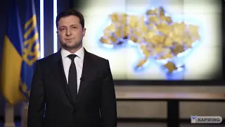 Ukrainian President Volodymyr Zelenskyy's speech (remix)
