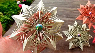 Filigree Paper Snowflakes❄️ | Christmas Decoration❄️ | I.Sasaki Original