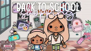 Back To School Shopping! 🛍 🏫 | *with voice* | Toca Boca Family Life World Roleplay