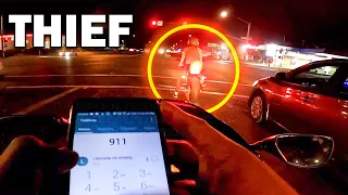 MOTORCYCLE THIEF CAUGHT AFTER BIKER CHASED HIM | BEST OF WEEK | 2021