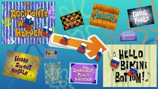 SpongeBob: All season 8 title cards in Russian