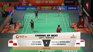 rehan/ lisa [ina] vs siwei/ yaqiong [chn] || round of 32 Indonesia open 2024