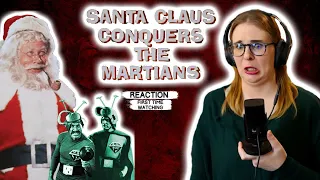 SANTA CLAUS CONQUERS THE MARTIANS (1964) MOVIE REACTION AND REVIEW! FIRST TIME WATCHING!