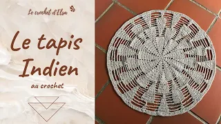 Comment faire un tapis au crochet - le tapis indien