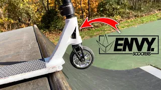 TESTING NEW ENVY SCOOTER DECK! *PARK VS STREET*