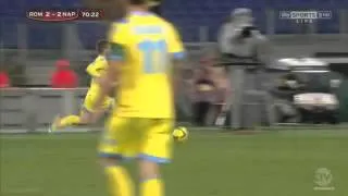 Dries Mertens Great Goal   AS Roma vs Napoli 2 2 Coppa Italia 2014 HD