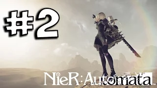 Прохождение NieR: Automata На Русском ➤ Часть 2 PS4 Pro ➤ Руины Города 1080p 60ᶠᵖˢ HD ✔