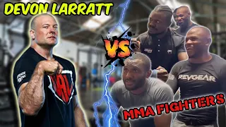 Devon Larratt vs MMA Fighters Arm Wrestling @devlarratt