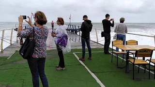 Beautiful Batumi Beach, Georgia || Pakistani at the Sea view