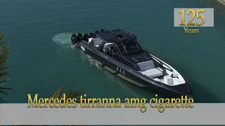 2020 Mercedes Cigarette Racing Boat 2700 hp  59' Tirranna  AMG Edition