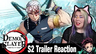 SEASON 2 TRAILER - Demon Slayer: Entertainment District Arc TRAILER REACTION - Zamber React